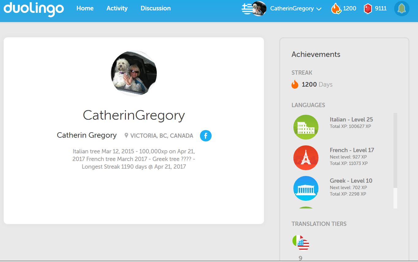 1200 day duolingo streak